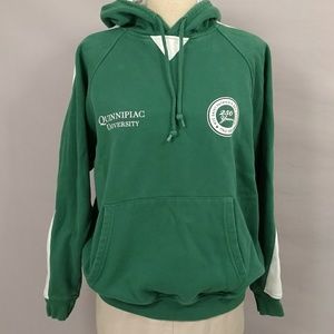 Quinnipiac University Saint Patrick's Day Hooded Sweatshirt Hoodie Emerald Green